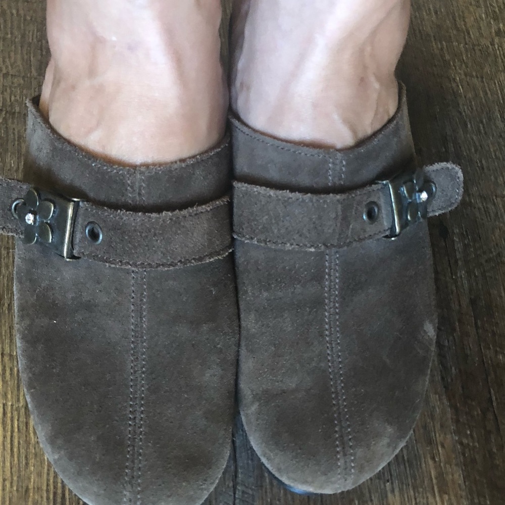 Fly Flot Italian leather /suede mules